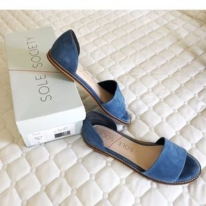 Sole Society suede flats